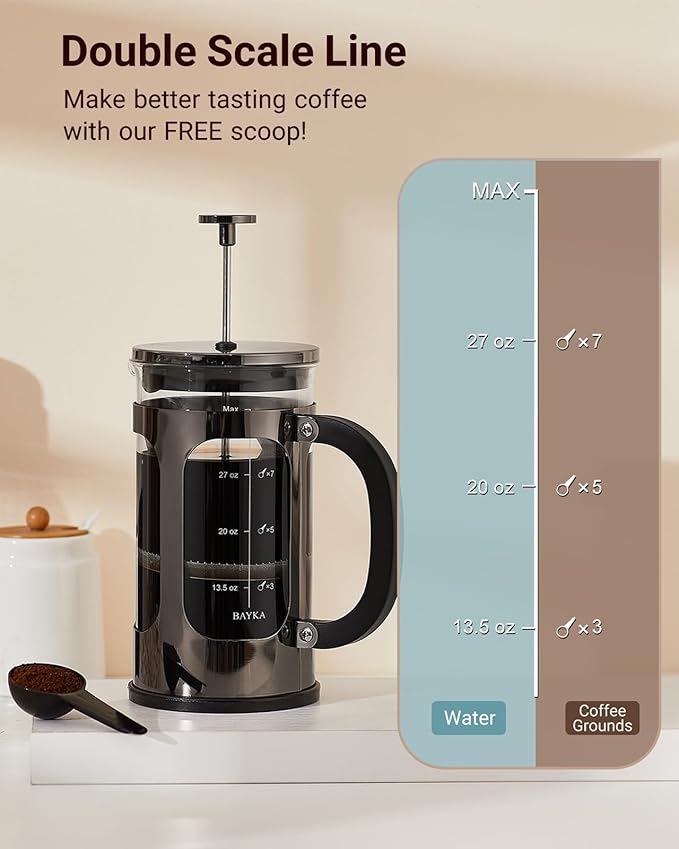 French Press Glass Coffee Maker